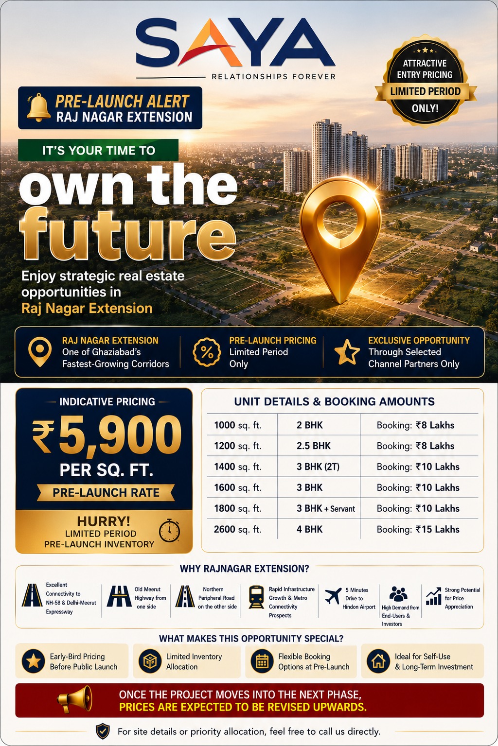 SAYA Rajnagar Extension project view 1