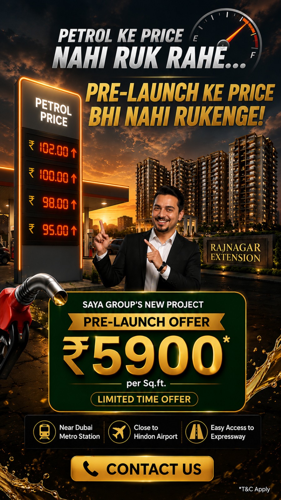 SAYA Rajnagar Extension project view 2