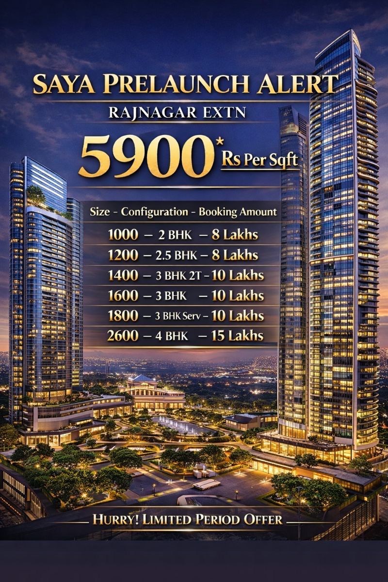 SAYA Rajnagar Extension project view 4